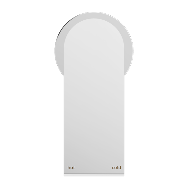BIANCA SHOWER MIXER 60MM PLATE CHROME