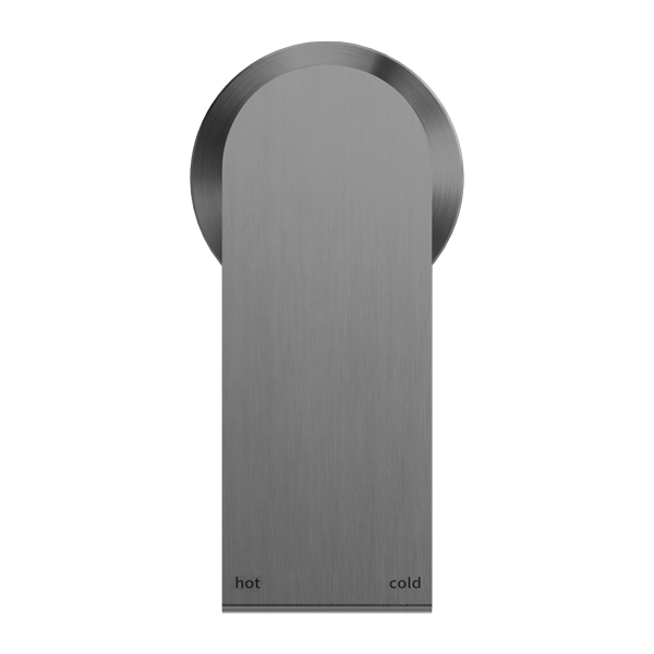 BIANCA SHOWER MIXER 60MM PLATE GUN METAL