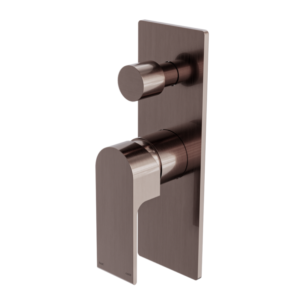 BIANCA SHOWER MIXER WITH DIVERTOR BRUSHED BRONZE