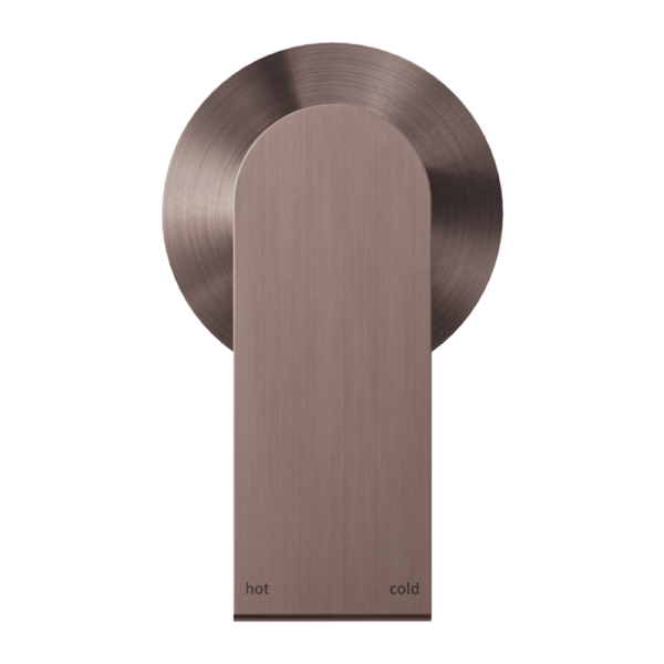 BIANCA SHOWER MIXER 80MM PLATE BRUSHED BRONZE