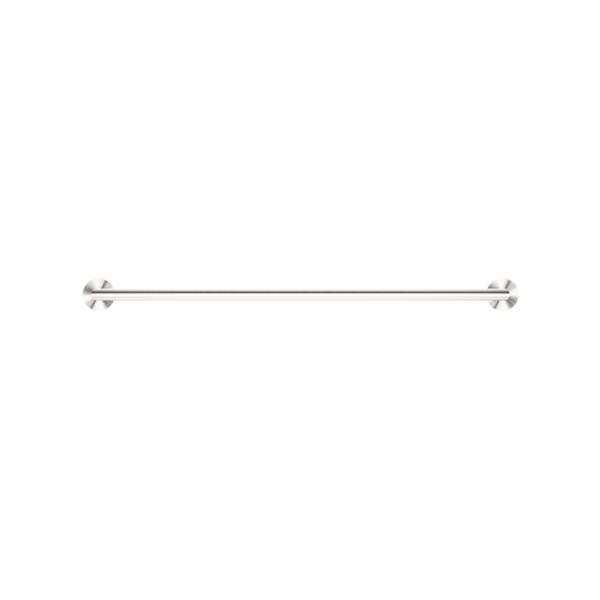 DOLCE SINGLE TOWEL RAIL 700MM BRUSHED NICKEL