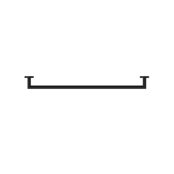 DOLCE SINGLE TOWEL RAIL 700MM MATTE BLACK