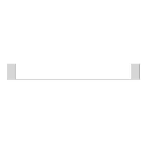 CELIA SINGLE TOWEL RAIL 600MM CHROME