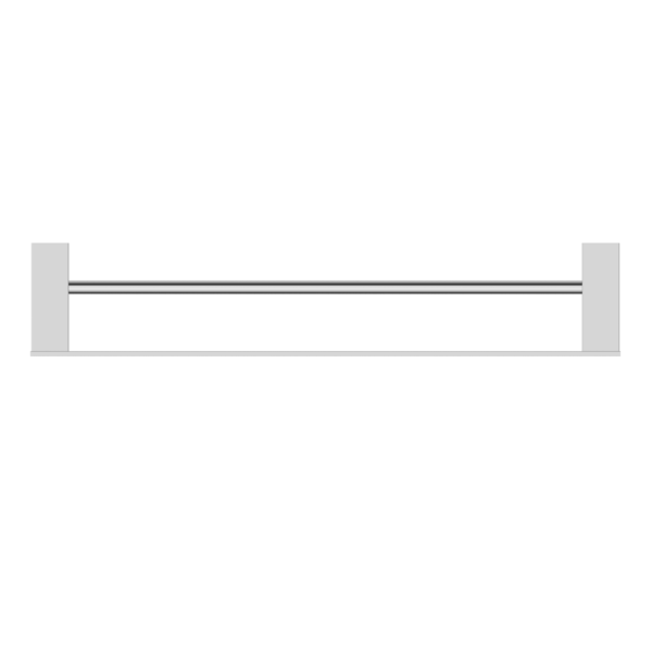 CELIA DOUBLE TOWEL RAIL 800MM CHROME