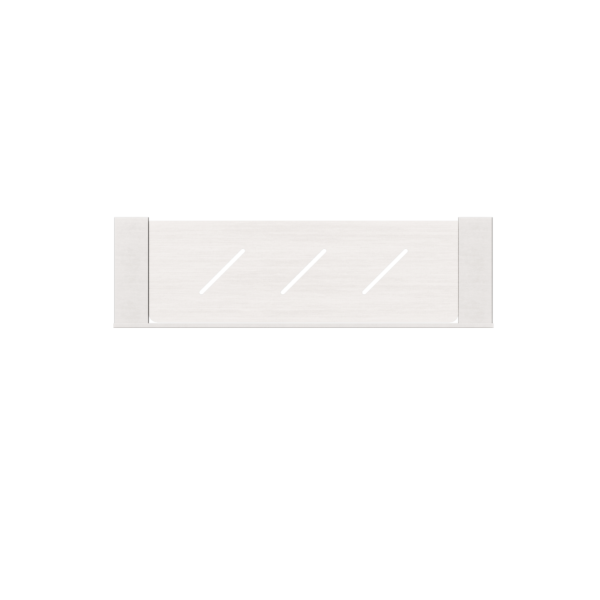 CELIA METAL SHELF BRUSHED NICKEL