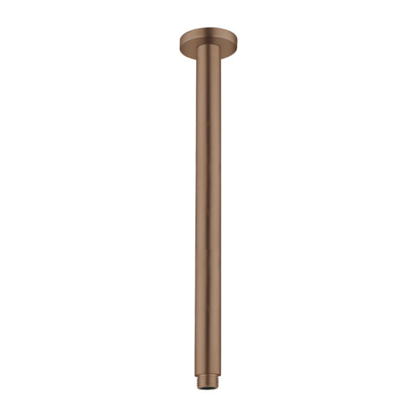 ROUND CEILING ARM 150MM LENGTH BRUSHED BRONZE