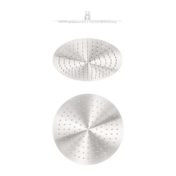 ZEN SS316L 300MM ROUND SHOWER HEAD BRUSHED NICKEL