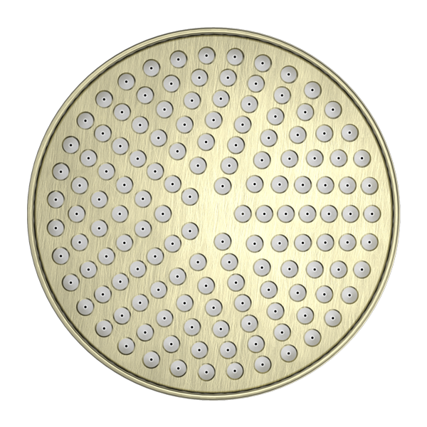 YORK 200MM SHOWER HEAD AGED BRASS