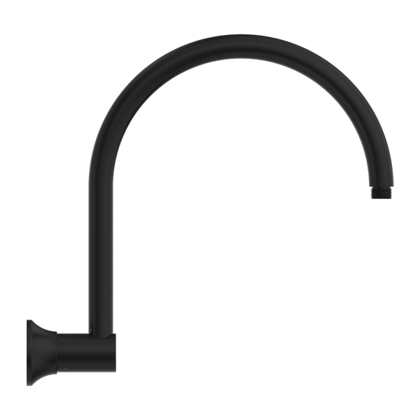 YORK SHOWER ARM MATTE BLACK