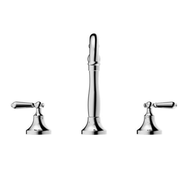 YORK BASIN SET WITH METAL LEVER CHROME