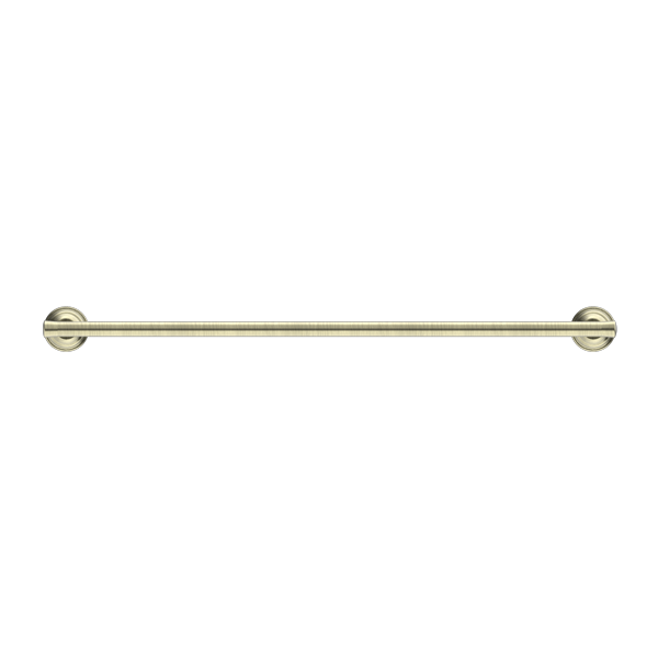 YORK DOUBLE TOWEL RAIL 600MM AGED BRASS