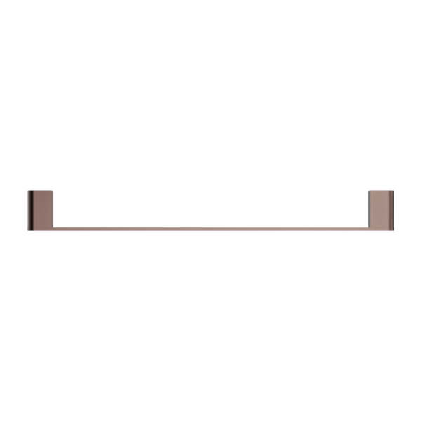 BIANCA SINGLE TOWEL RAIL 600MM BRUSHED BRONZE