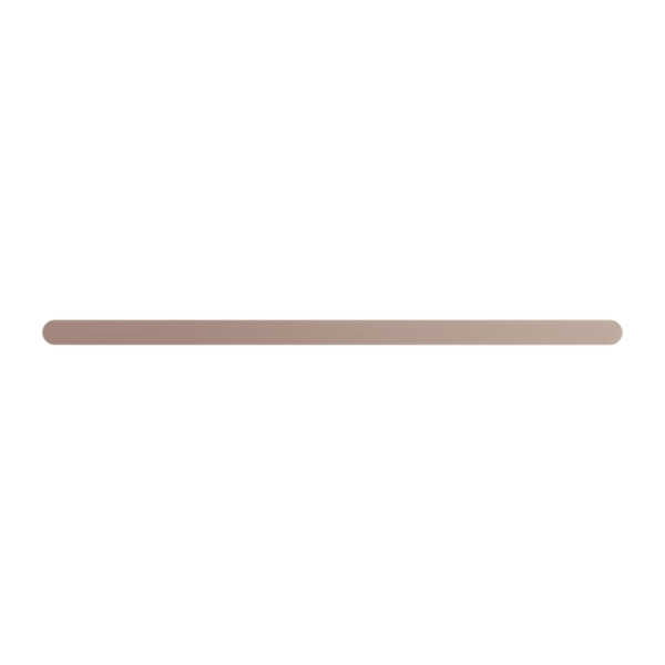 BIANCA DOUBLE TOWEL RAIL 600MM BRUSHED BRONZE