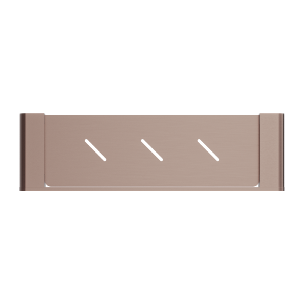 BIANCA METAL SHOWER SHELF BRUSHED BRONZE