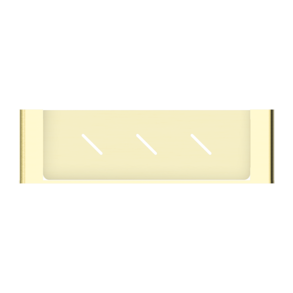 BIANCA METAL SHOWER SHELF BRUSHED GOLD