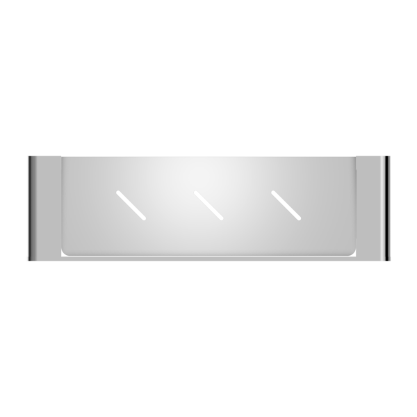 BIANCA METAL SHOWER SHELF CHROME
