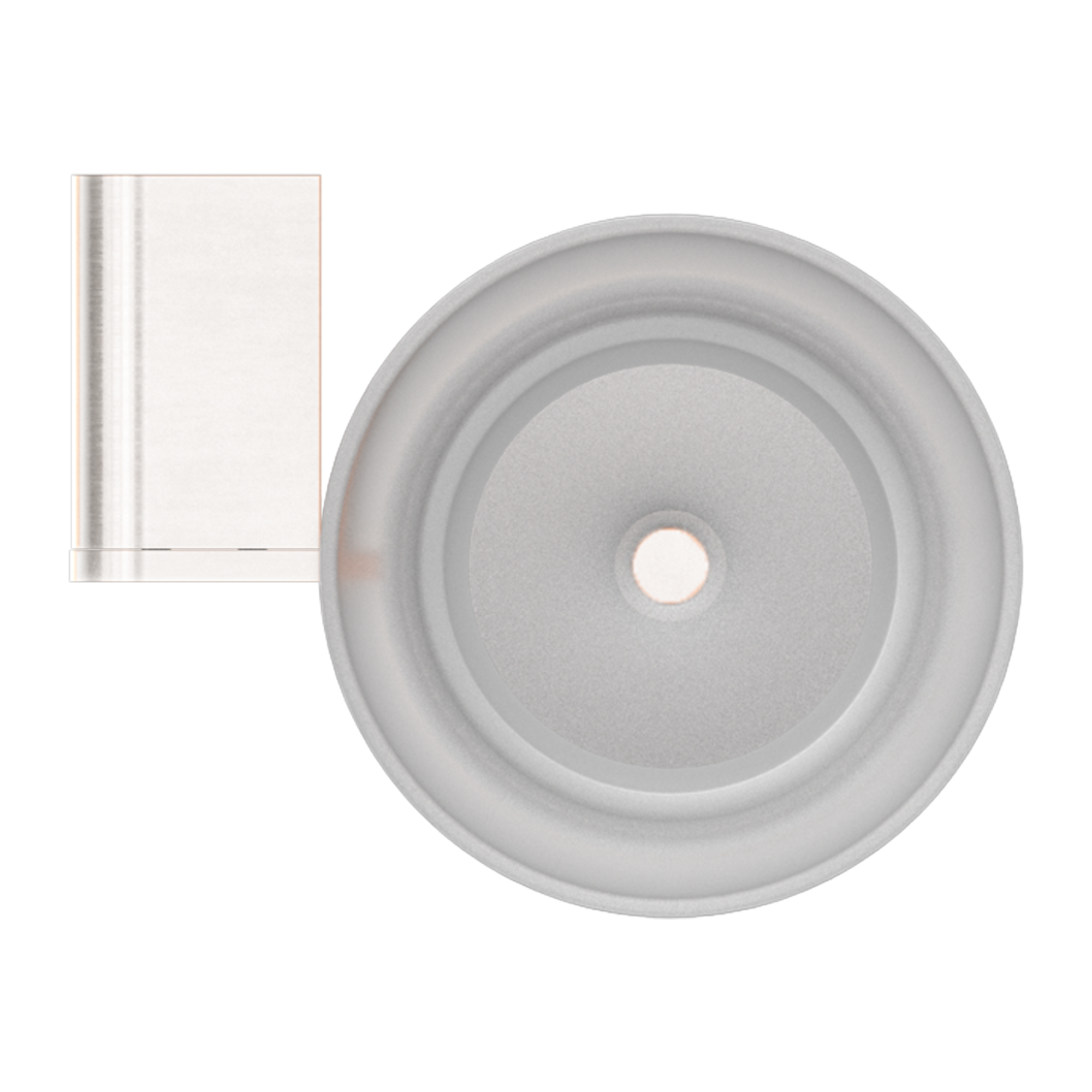 BIANCA TOILET BRUSH HOLDER BRUSHED NICKEL