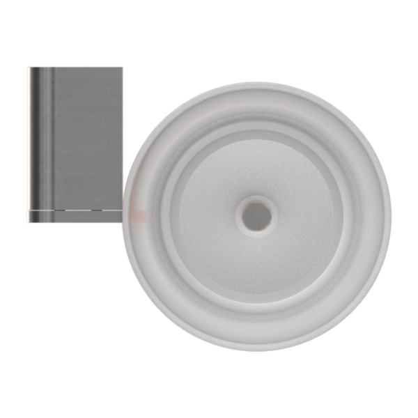 BIANCA TOILET BRUSH HOLDER GUN METAL