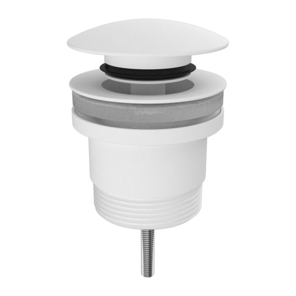 UNIVERSAL POP UP WASTE MATTE WHITE