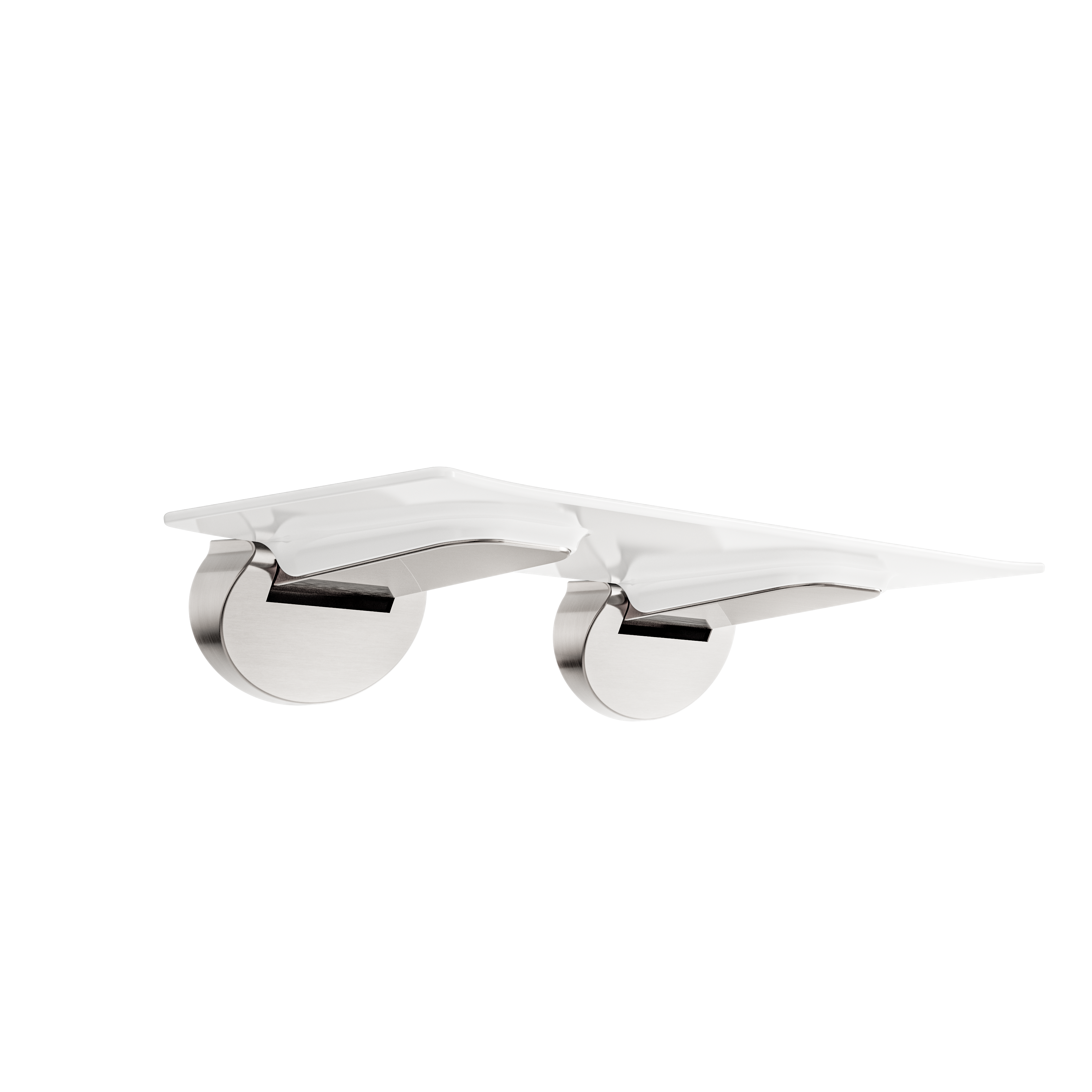 MECCA CARE SHOWER SEAT 960X330MM BRUSHED NICKEL