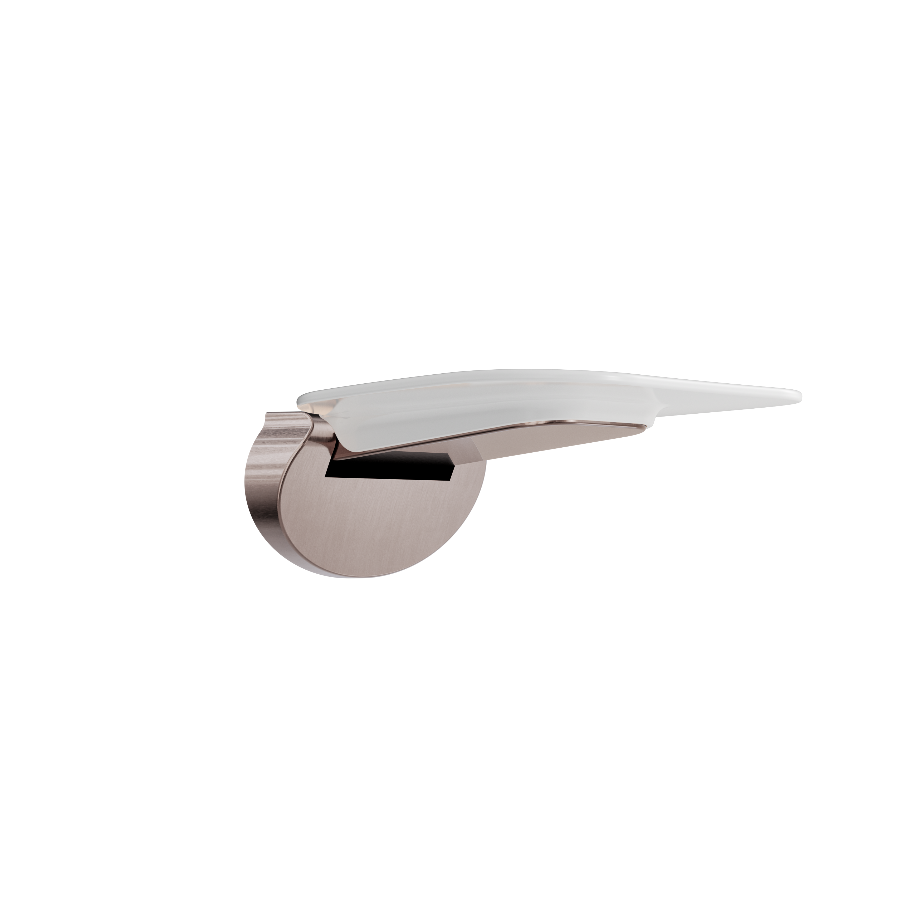 MECCA CARE SHOWER SEAT 400X330MM BRUSHED BRONZE