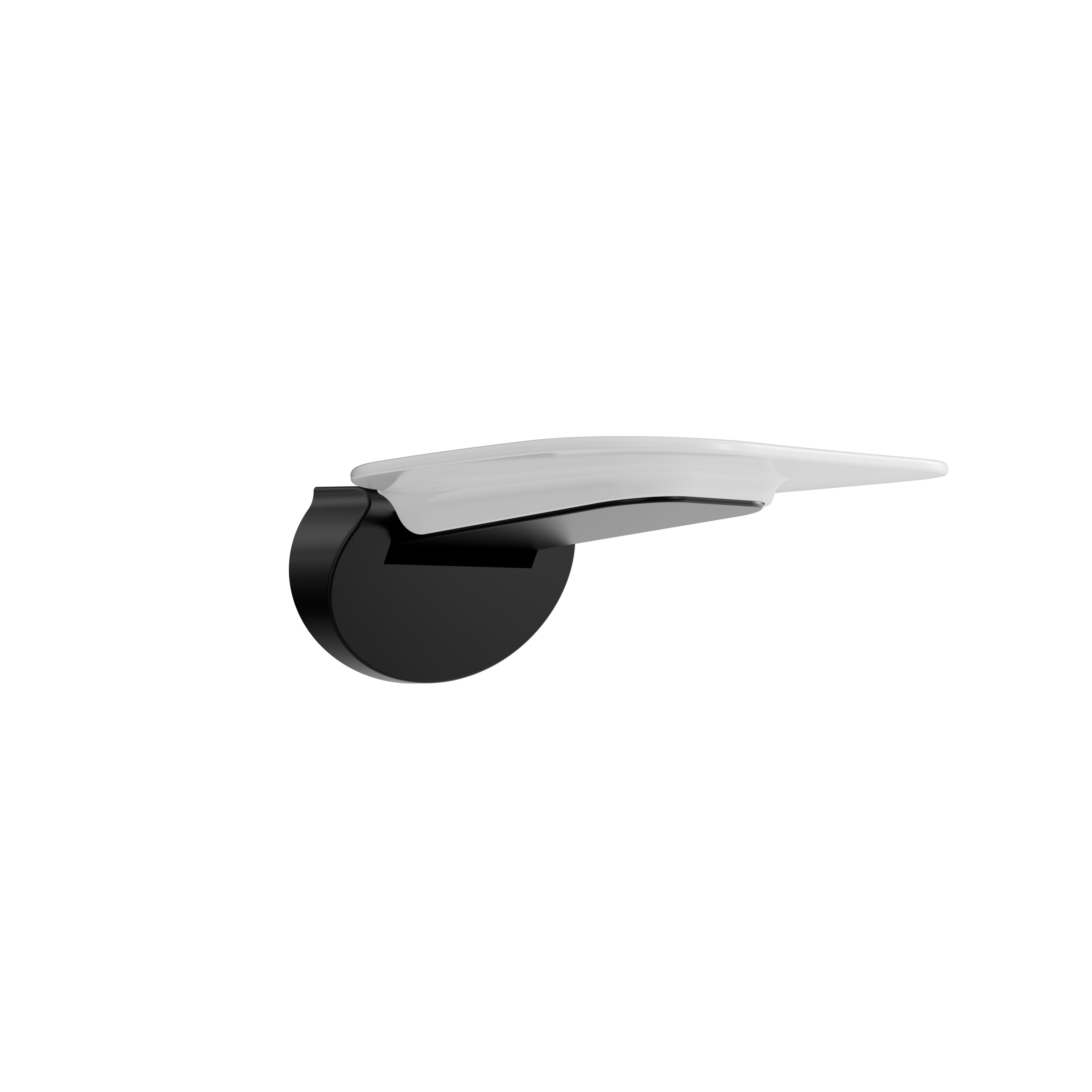 MECCA CARE SHOWER SEAT 400X330MM MATTE BLACK