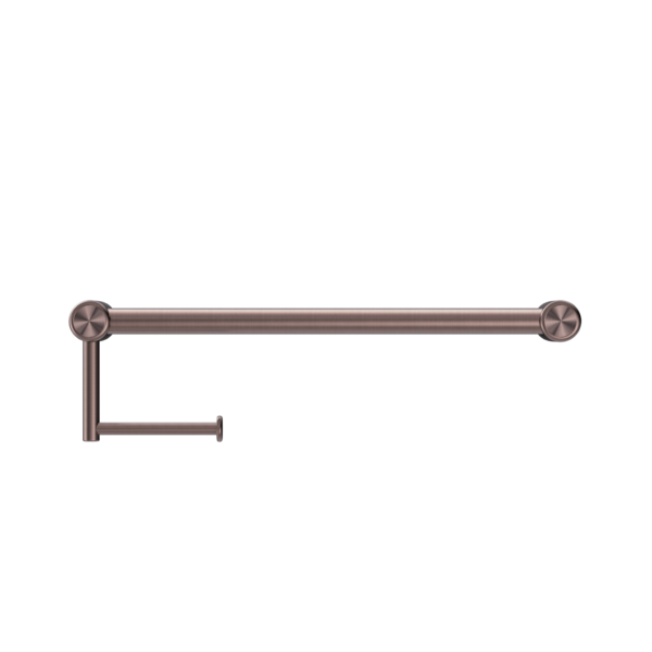 MECCA CARE 25MM TOILET ROLL RAIL 300MM BRUSHED BRONZE