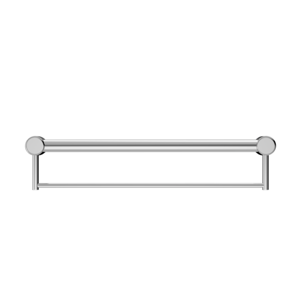 MECCA CARE 32MM GRAB RAIL WITH TOWEL HOLDER 300MM CHROME