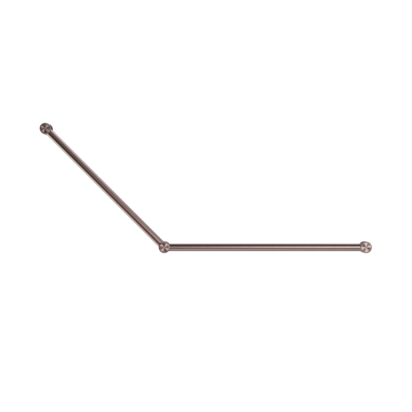 MECCA CARE 32MM DDA GRAB RAIL SET 45 DEGREE 750X900MM BRUSHED BRONZE