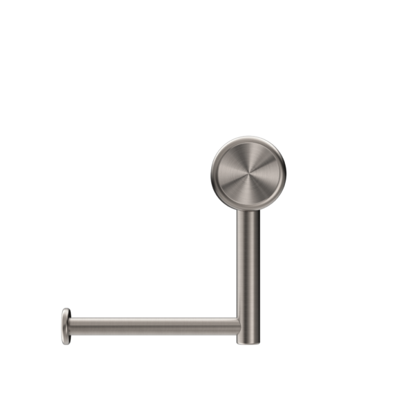 MECCA CARE HEAVY DUTY TOILET ROLL HOLDER BRUSHED NICKEL