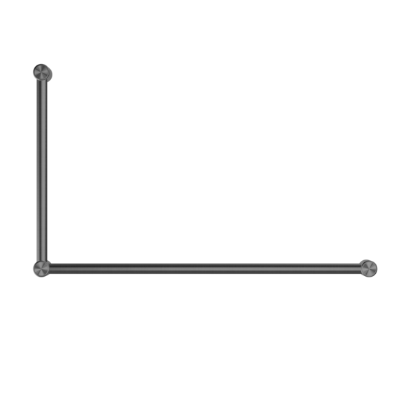 MECCA CARE 32MM DDA GRAB RAIL SET 90 DEGREE 600X1000MM GUN METAL