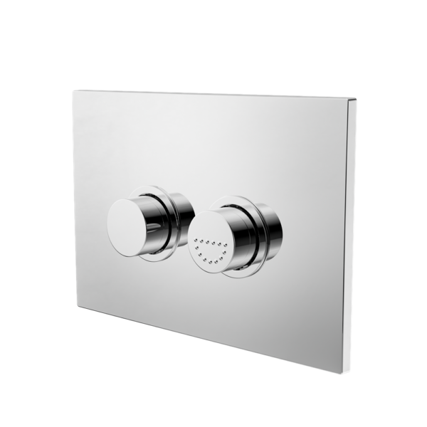 RAISED DISABLED CARE PNEUMATIC FLUSH BUTTONS PLATE DDA COMPLIANT  CHROME