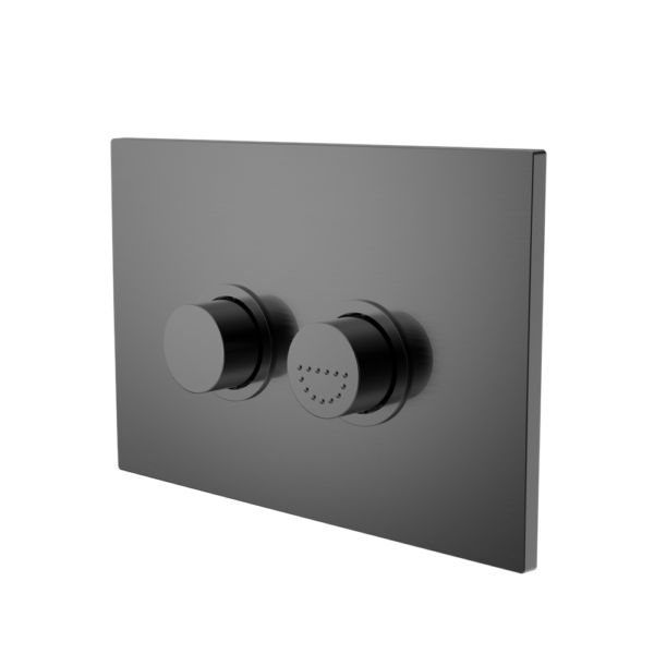 RAISED DISABLED CARE PNEUMATIC FLUSH BUTTONS PLATE DDA COMPLIANT  GUN METAL