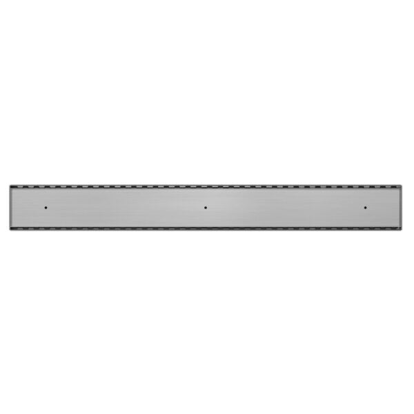 TILE INSERT V CHANNEL FLOOR GRATE 89MM OUTLET WITH HOLE SAW GUN METAL