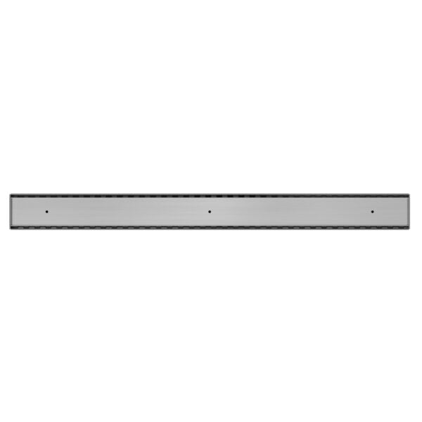 TILE INSERT V CHANNEL FLOOR GRATE 50MM OUTLET WITH HOLE SAW GUN METAL