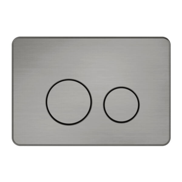 IN WALL TOILET PUSH PLATE GRAPHITE