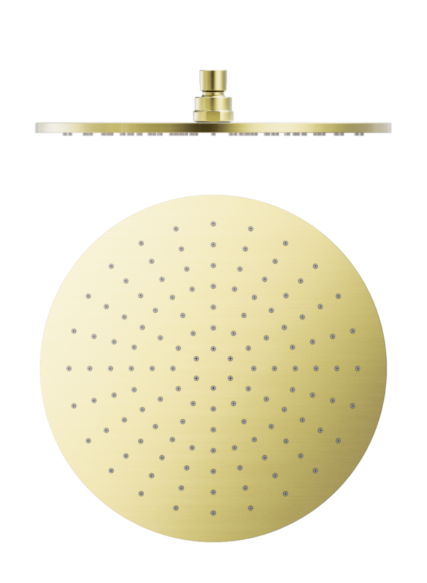 300MM ROUND SHOWER HEAD BRUSHED GOLD