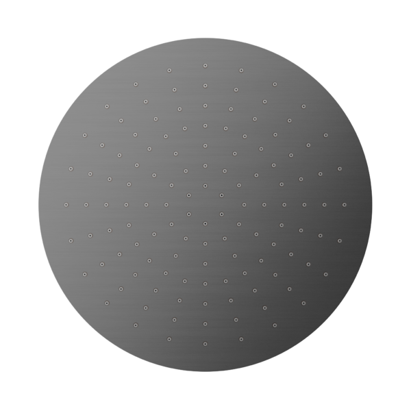 300MM ROUND SHOWER HEAD GUN METAL