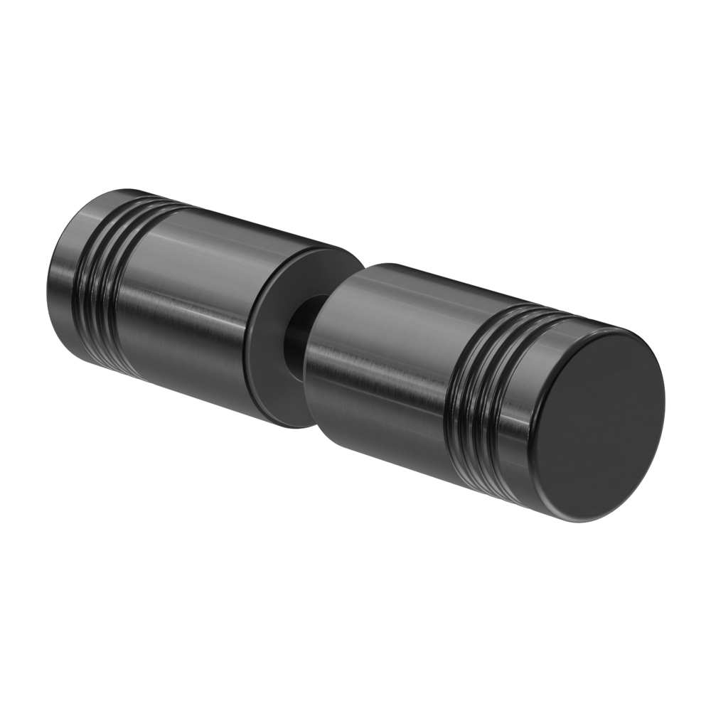 ROUND SHOWER KNOB GUN METAL