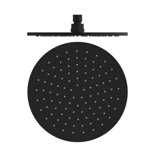 250MM ROUND SHOWER HEAD MATTE BLACK