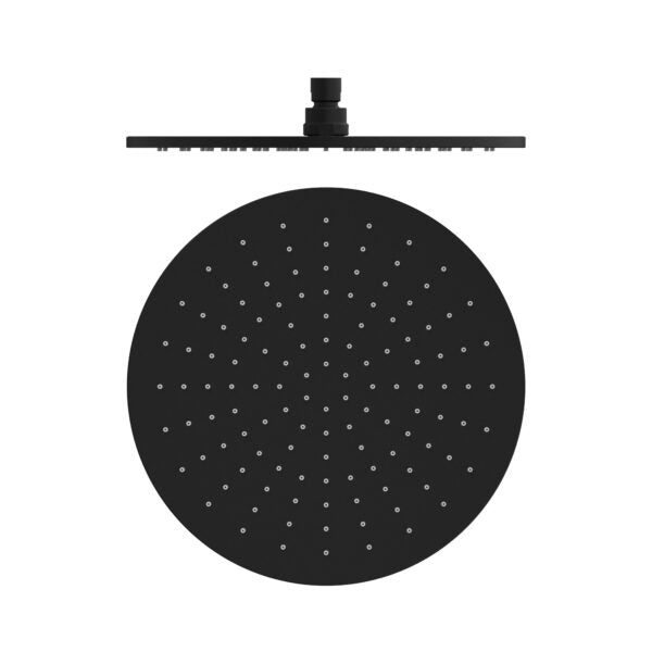 300MM ROUND SHOWER HEAD MATTE BLACK