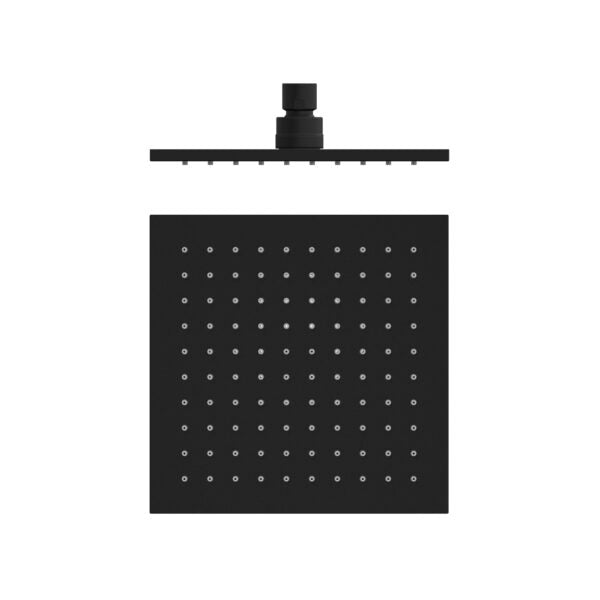 200MM SQUARE SHOWER HEAD MATTE BLACK