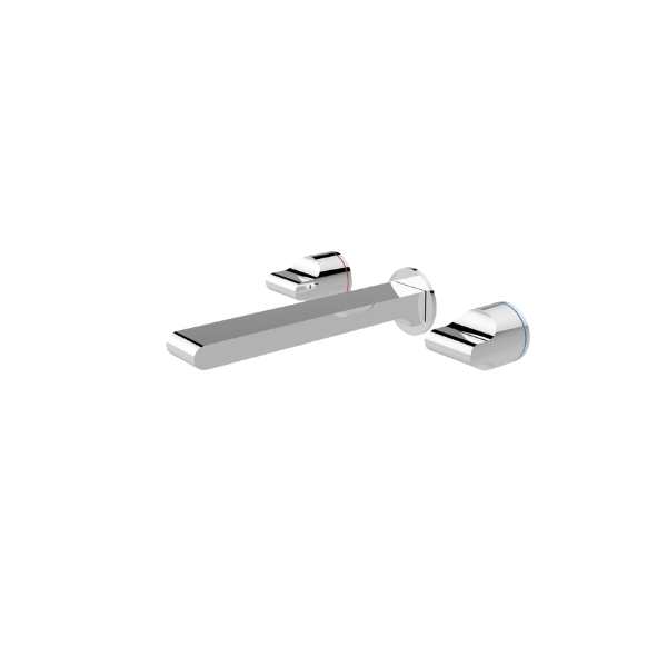 PEARL WALL BASIN SET CHROME
