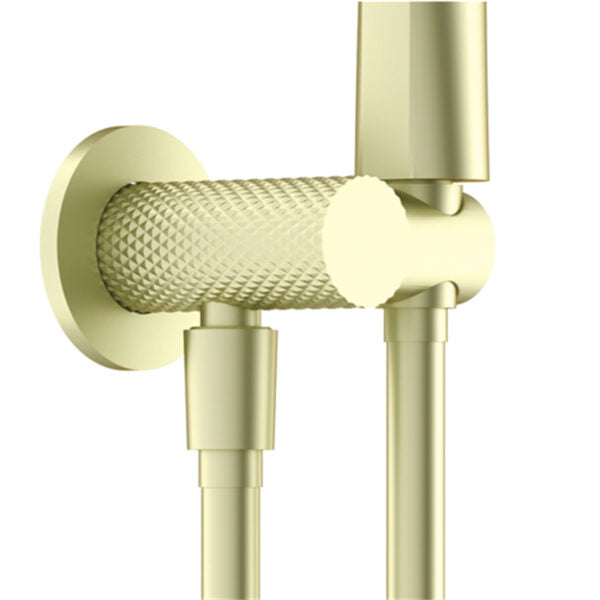 OPAL SHOWER ON BRACKET WITH AIR SHOWER BRUSHED GOLD