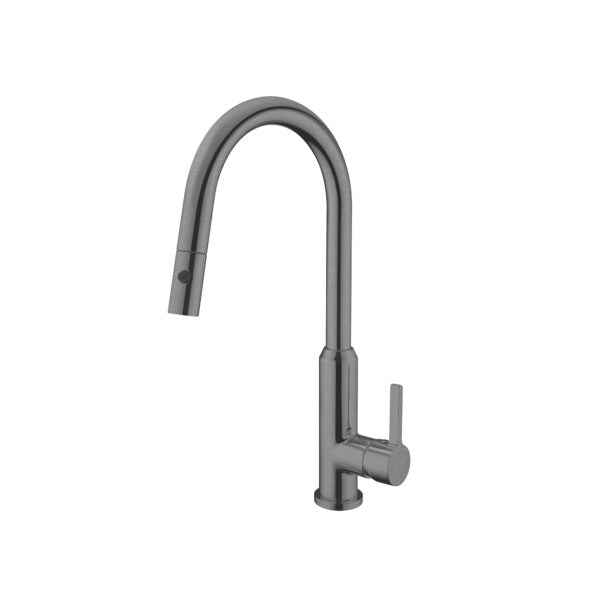 PEARL PULL OUT SINK MIXER WITH VEGIE SPRAY FUNCTION GUN METAL