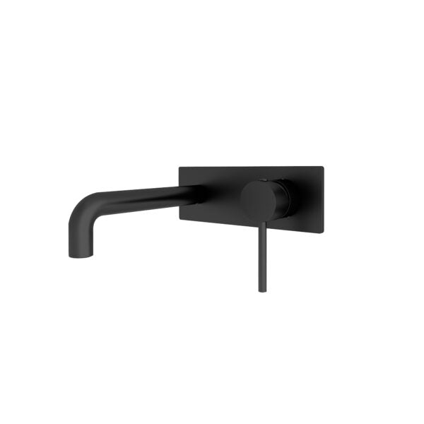 DOLCE WALL BASIN/BATH MIXER MATTE BLACK