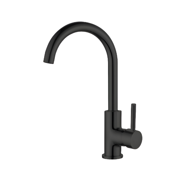 DOLCE KITCHEN MIXER GOOSENECK MATTE BLACK