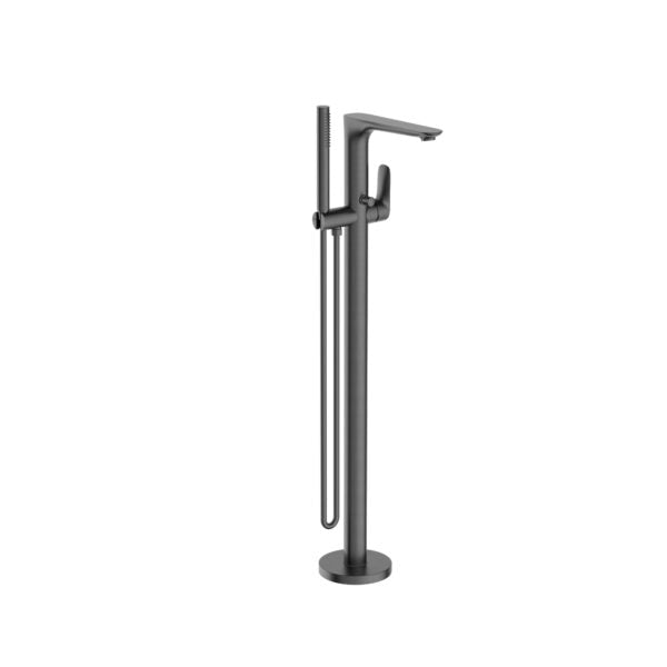 BIANCA FREESTANDING BATH MIXER WITH HAND SHOWER GUN METAL