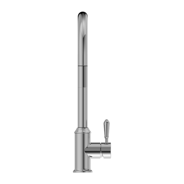 YORK PULL OUT SINK MIXER WITH VEGIE SPRAY FUNCTION WITH METAL LEVER CHROME
