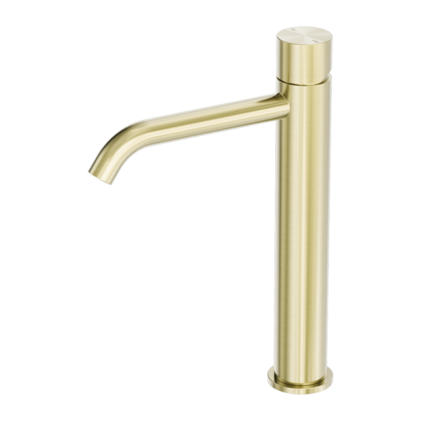 ZEN SS316L TALL BASIN MIXER HANDLESS BRUSHED GOLD